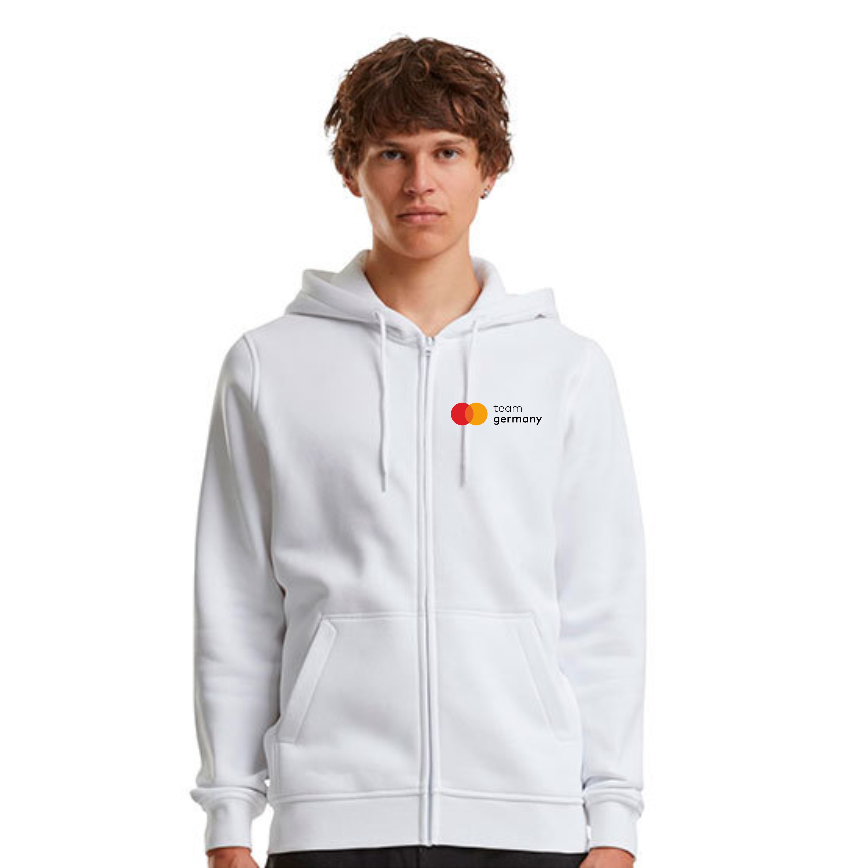 Mastercard ZIP-Sweater Unisex White